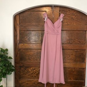 Azazie Emily Bridesmaids Dress in Vintage Mauve
